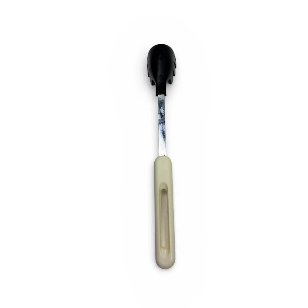 Bonny‎ Pasta Server Vintage Black Nylon Stainless Steel Cream Handle USA Made
